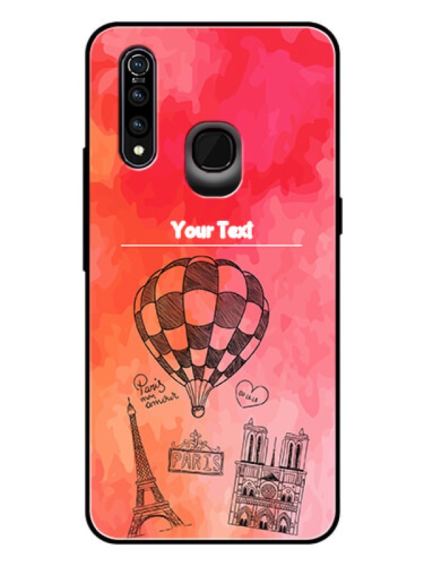 Custom Vivo Z1 Pro Custom Glass Phone Case  - Paris Theme Design