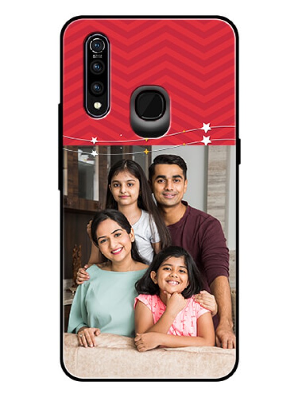 Custom Vivo Z1 Pro Personalized Glass Phone Case  - Happy Family Design