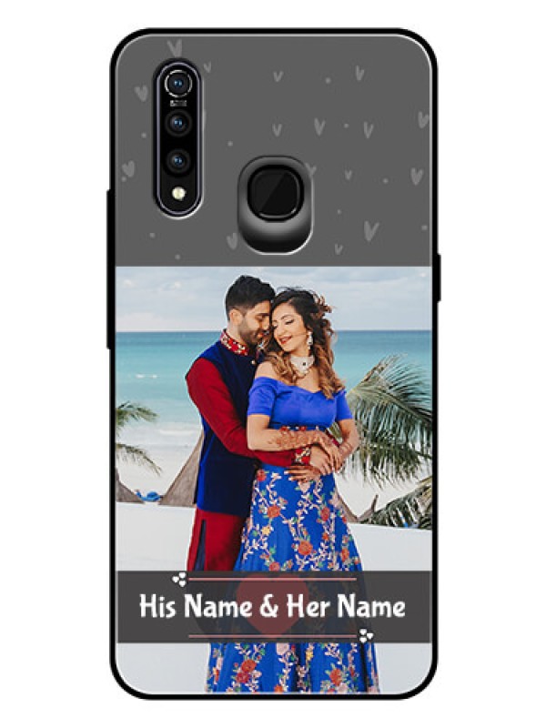 Custom Vivo Z1 Pro Custom Glass Mobile Case  - Buy Love Design with Photo Online
