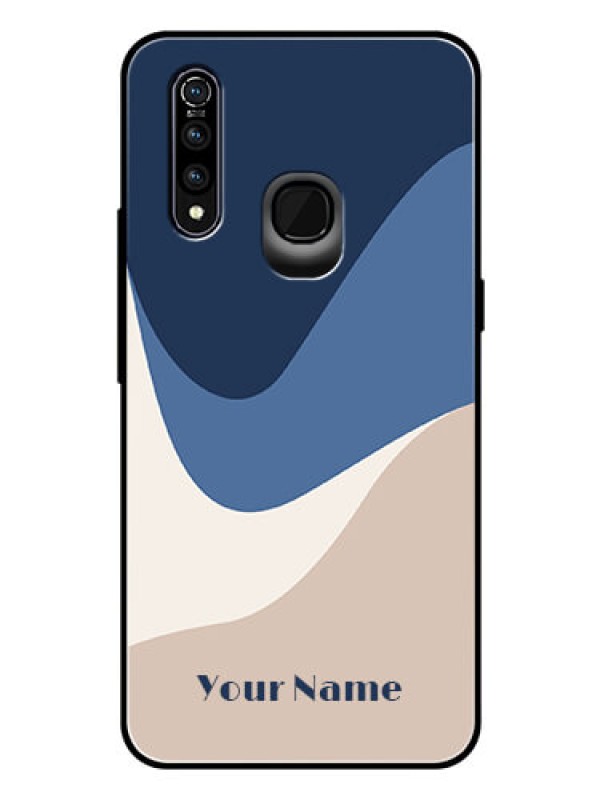 Custom Vivo Z1 Pro Custom Glass Phone Case - Abstract Drip Art Design