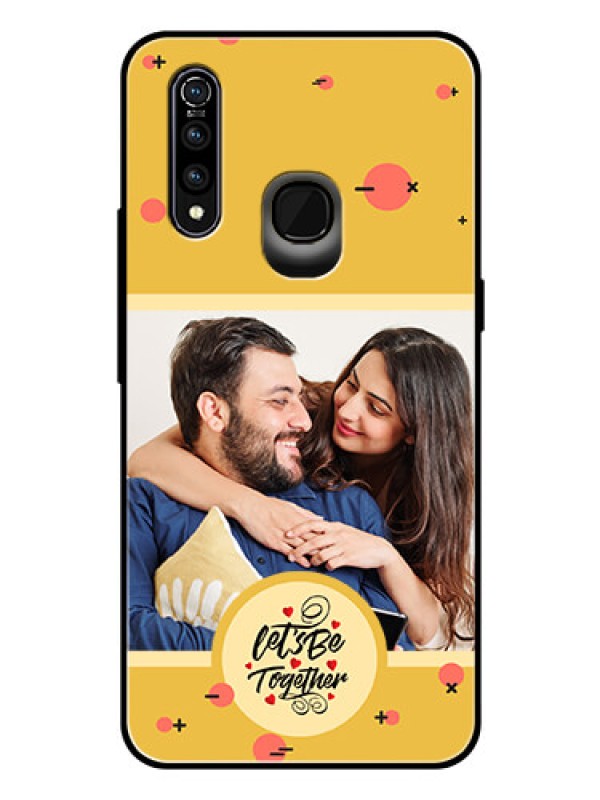 Custom Vivo Z1 Pro Photo Printing on Glass Case - Lets be Together Design