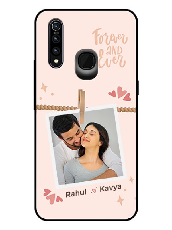 Custom Vivo Z1 Pro Custom Glass Phone Case - Forever and ever love Design