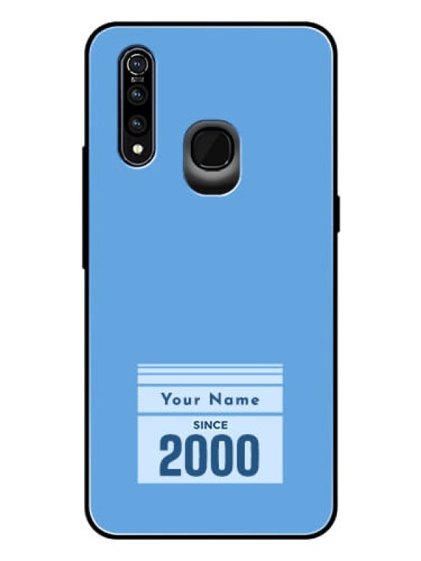 Custom Vivo Z1 Pro Custom Glass Mobile Case - Custom Year of birth Design