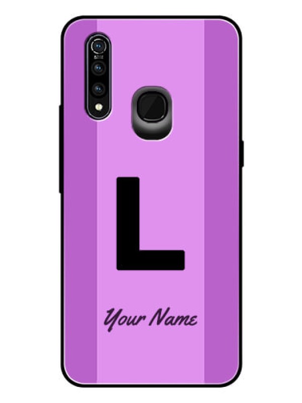 Custom Vivo Z1 Pro Custom Glass Phone Case - Tricolor custom text Design