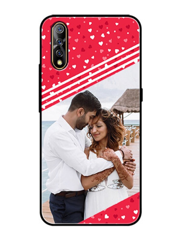 Custom Vivo Z1x Custom Glass Mobile Case  - Valentines Gift Design