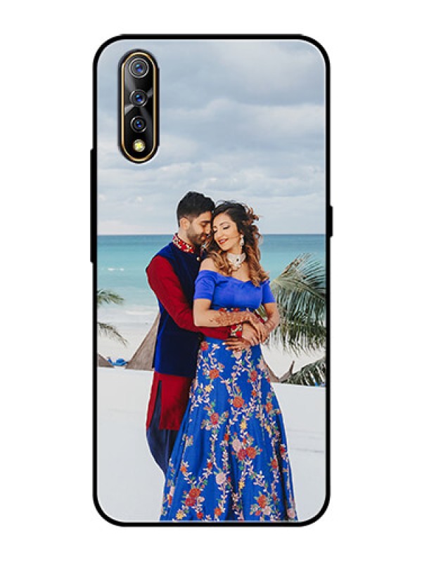 Custom Vivo Z1x Photo Printing on Glass Case  - Upload Full Picture Design