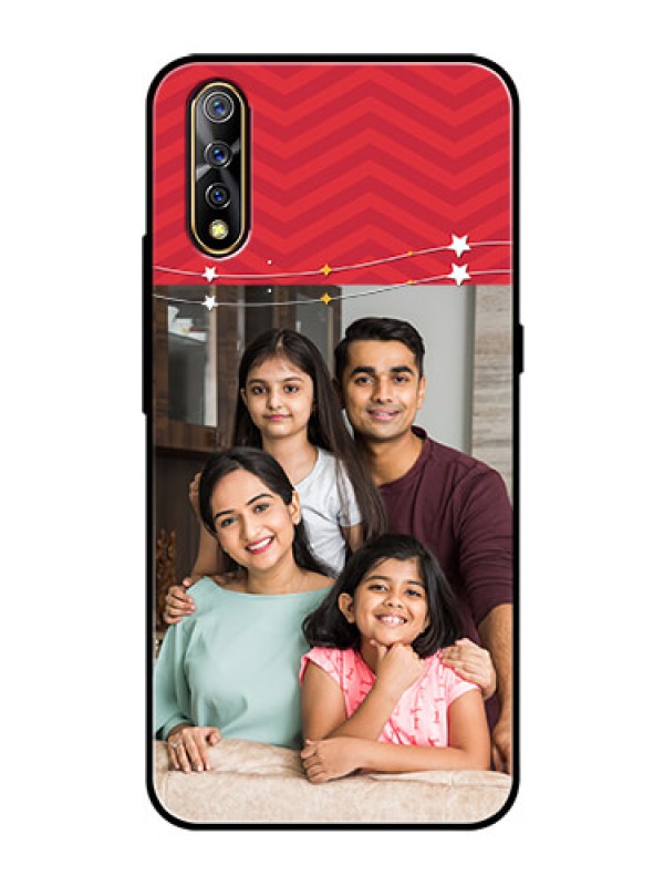 Custom Vivo Z1x Personalized Glass Phone Case  - Happy Family Design