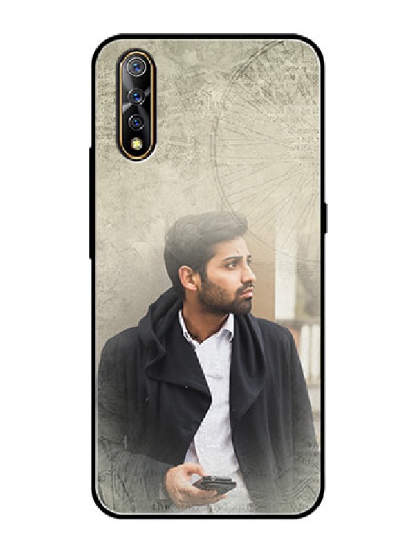 Custom Vivo Z1x Custom Glass Phone Case  - with vintage design
