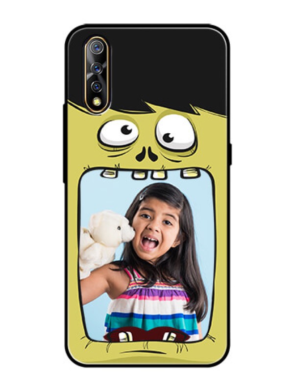 Custom Vivo Z1x Personalized Glass Phone Case  - Cartoon monster back case Design