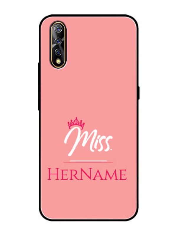 Custom Vivo Z1X Custom Glass Phone Case Mrs with Name