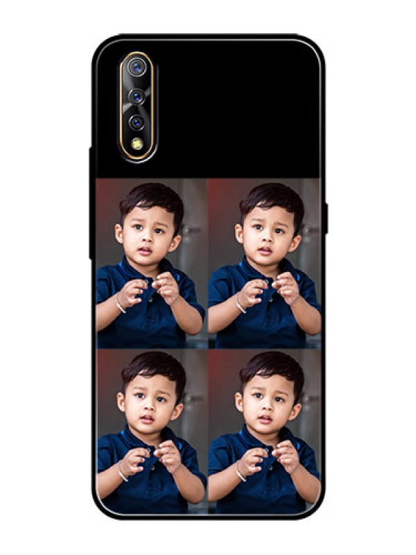 Custom Vivo Z1X 4 Image Holder on Glass Mobile Cover