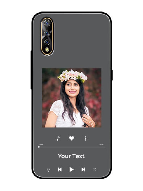 Custom Vivo Z1X Custom Glass Mobile Case - Play The Music Design