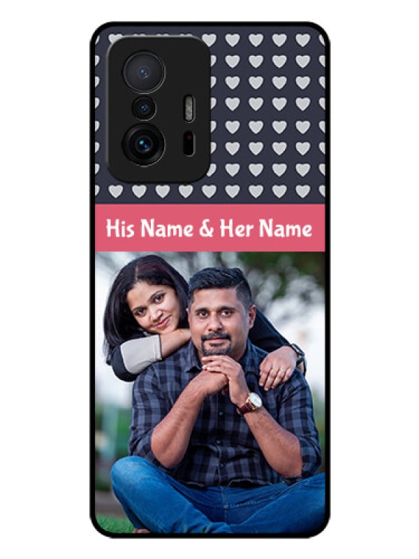 Custom Xiaomi 11T Pro 5G Custom Glass Mobile Case - Love Symbols Design