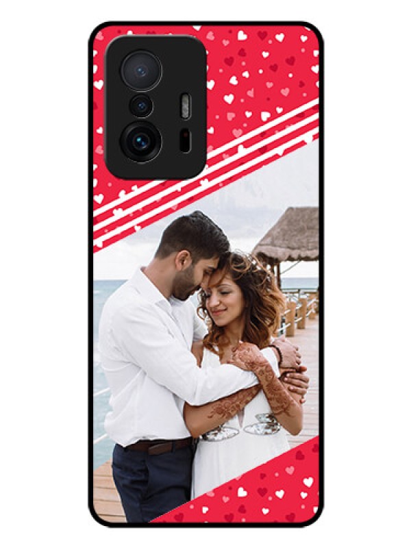 Custom Xiaomi 11T Pro 5G Custom Glass Mobile Case - Valentines Gift Design
