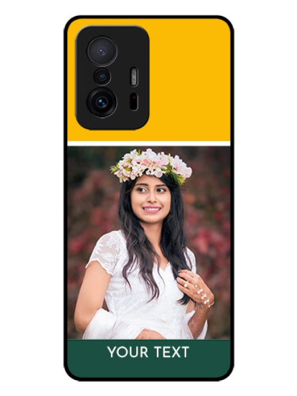 Custom Xiaomi 11T Pro 5G Photo Printing on Glass Case - Love You Design