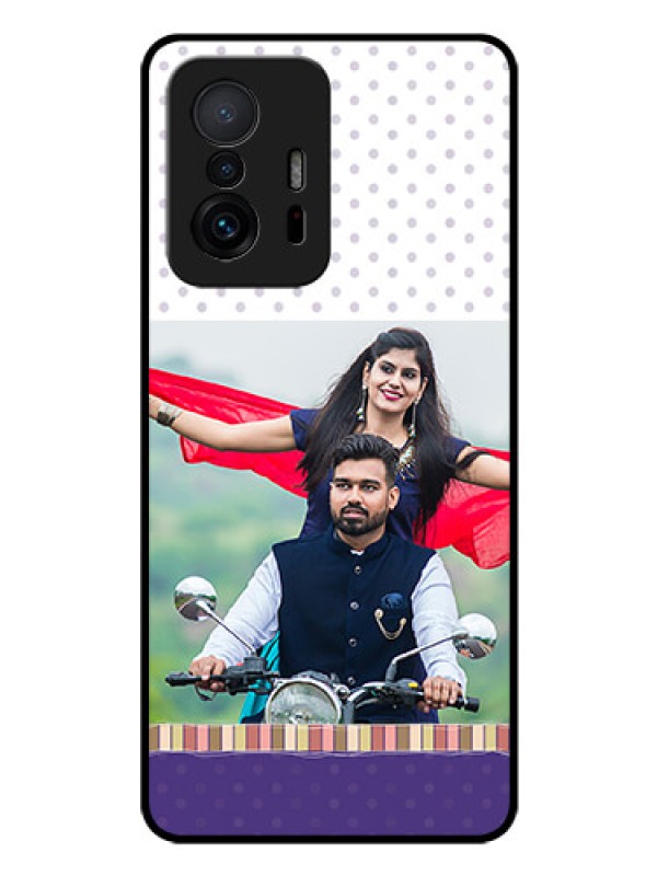 Custom Xiaomi 11T Pro 5G Photo Printing on Glass Case - Cute Family Design
