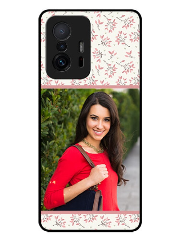 Custom Xiaomi 11T Pro 5G Custom Glass Phone Case - Premium Floral Design