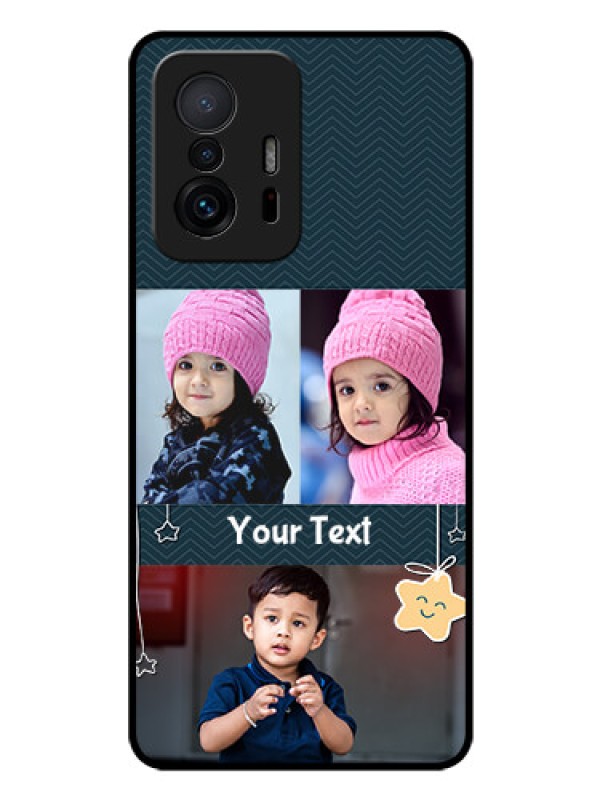 Custom Xiaomi 11T Pro 5G Custom Glass Mobile Case - Hanging Stars Design
