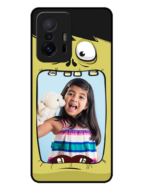 Custom Xiaomi 11T Pro 5G Personalized Glass Phone Case - Cartoon monster back case Design