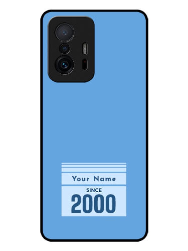 Custom Xiaomi 11T Pro 5G Custom Glass Mobile Case - Custom Year of birth Design