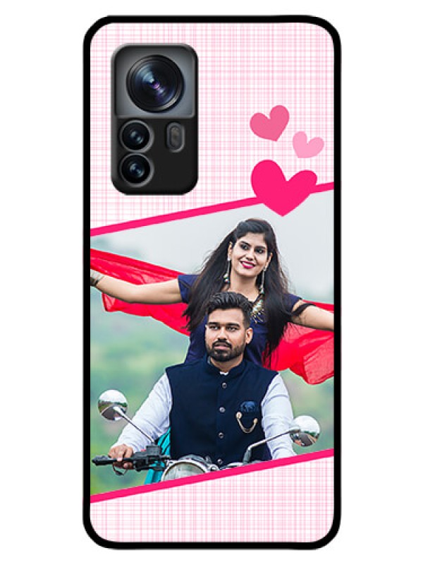 Custom Xiaomi 12 Pro 5G Custom Glass Phone Case - Love Shape Heart Design
