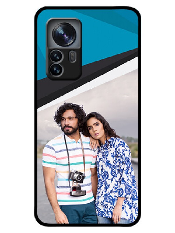 Custom Xiaomi 12 Pro 5G Photo Printing on Glass Case - Simple Pattern Photo Upload Design