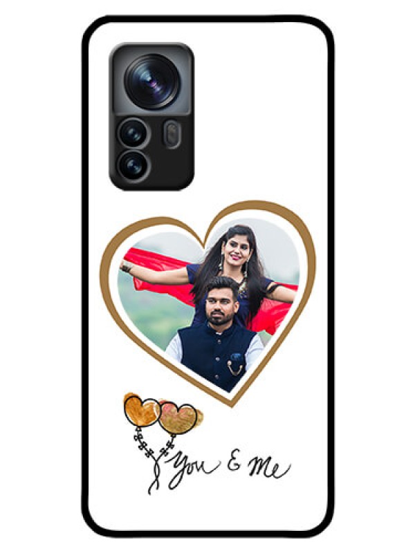 Custom Xiaomi 12 Pro 5G Custom Glass Mobile Case - You & Me Design