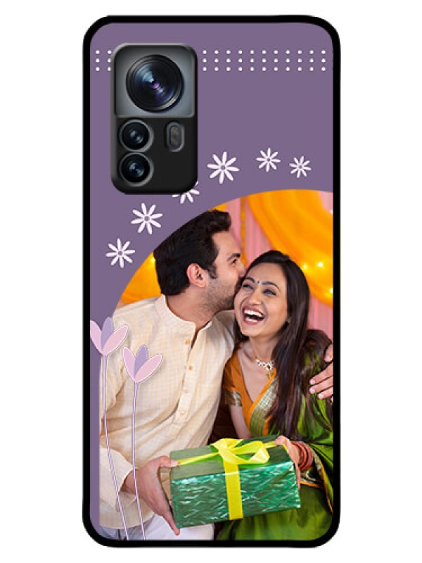 Custom Xiaomi 12 Pro 5G Custom Glass Mobile Case - Lavender flowers design