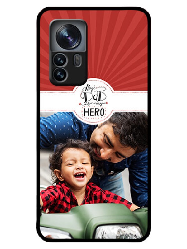 Custom Xiaomi 12 Pro 5G Photo Printing on Glass Case - My Dad Hero Design