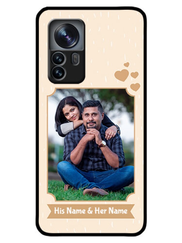 Custom Xiaomi 12 Pro 5G Custom Glass Phone Case - with confetti love design