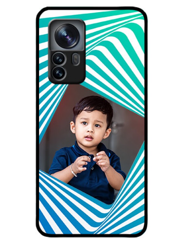 Custom Xiaomi 12 Pro 5G Personalized Glass Phone Case - Abstract Spiral Design