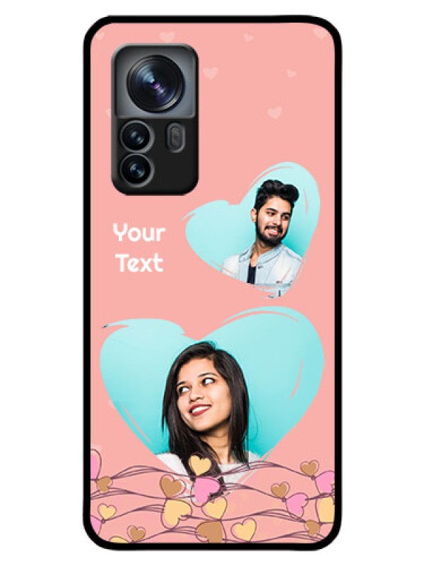 Custom Xiaomi 12 Pro 5G Custom Glass Mobile Case - Love Doodle Design