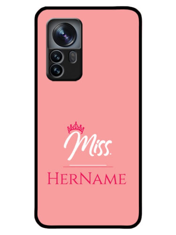 Custom Xiaomi 12 Pro 5G Custom Glass Phone Case Mrs with Name