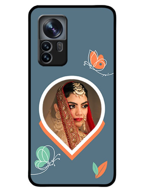 Custom Xiaomi 12 Pro 5G Custom Glass Mobile Case - Droplet Butterflies Design