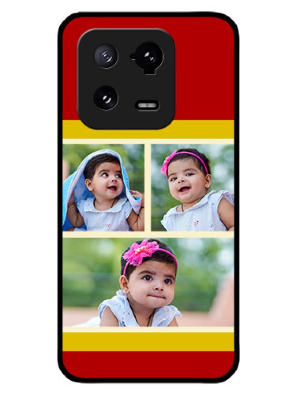 Custom Xiaomi 13 Pro 5G Custom Glass Mobile Case - Multiple Pic Upload Design
