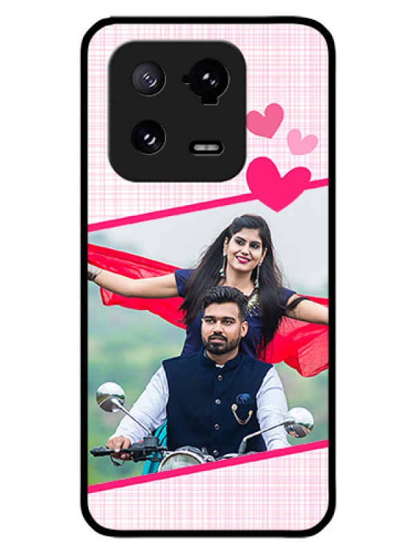Custom Xiaomi 13 Pro 5G Custom Glass Phone Case - Love Shape Heart Design