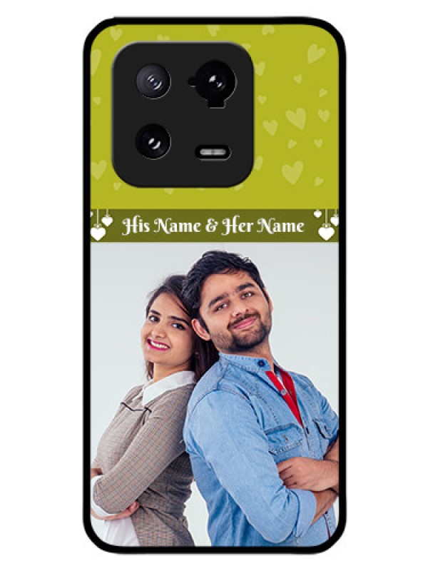 Custom Xiaomi 13 Pro 5G Custom Glass Phone Case - You & Me Heart Design