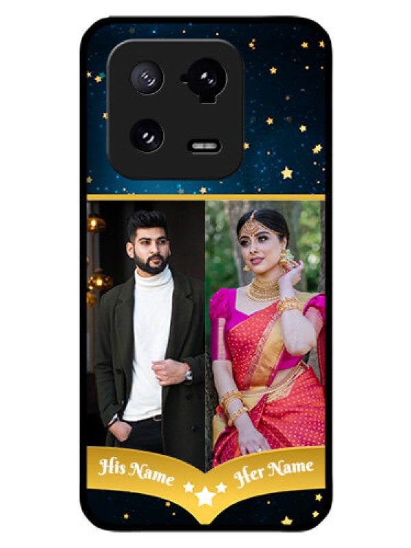 Custom Xiaomi 13 Pro 5G Custom Glass Phone Case - Galaxy Stars Backdrop Design