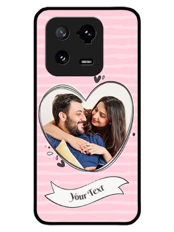 Custom Xiaomi 13 Pro 5G Custom Glass Phone Case - Vintage Heart Design