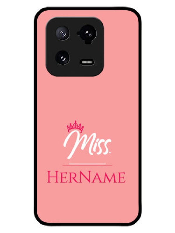 Custom Xiaomi 13 Pro 5G Custom Glass Phone Case Mrs with Name