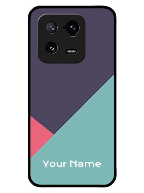 Custom Xiaomi 13 Pro 5G Custom Glass Mobile Case - Tri Color abstract Design
