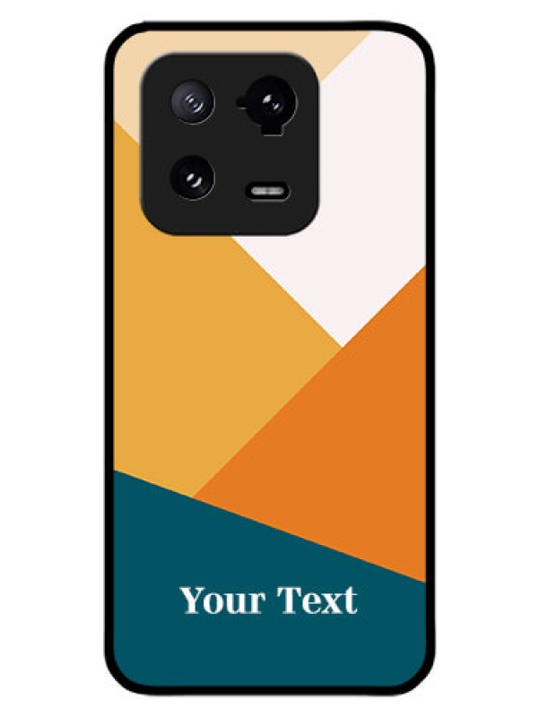 Custom Xiaomi 13 Pro 5G Personalized Glass Phone Case - Stacked Multi-colour Design