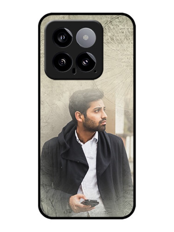 Custom Xiaomi 14 5G Custom Glass Phone Case - With Vintage Design