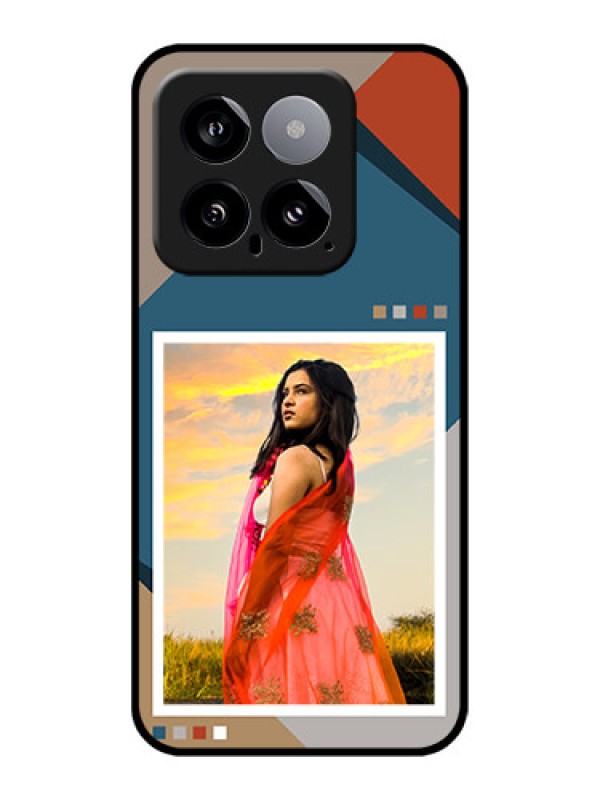 Custom Xiaomi 14 5G Custom Glass Phone Case - Retro Color Pallet Design