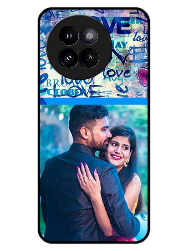 Custom Xiaomi 14 Civi Custom Glass Phone Case - Colorful Love Design
