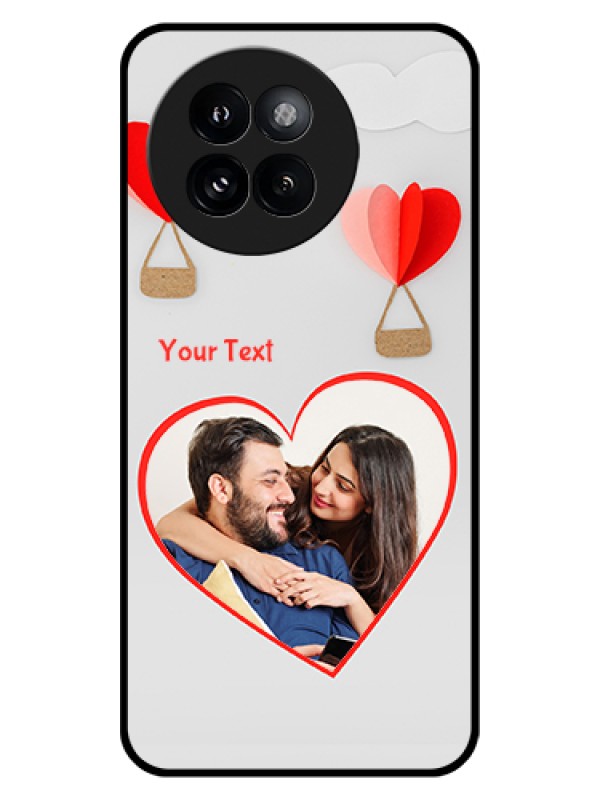 Custom Xiaomi 14 Civi Custom Glass Phone Case - Parachute Love Design