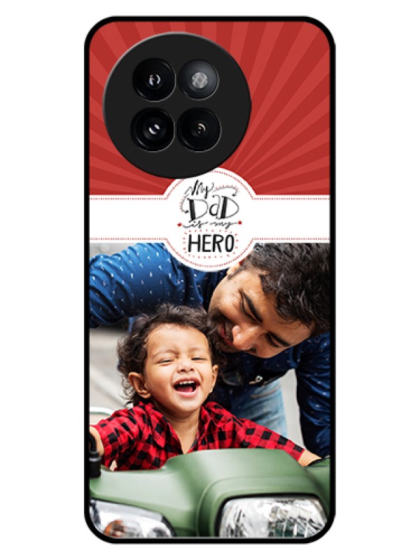 Custom Xiaomi 14 Civi Custom Glass Phone Case - My Dad Hero Design