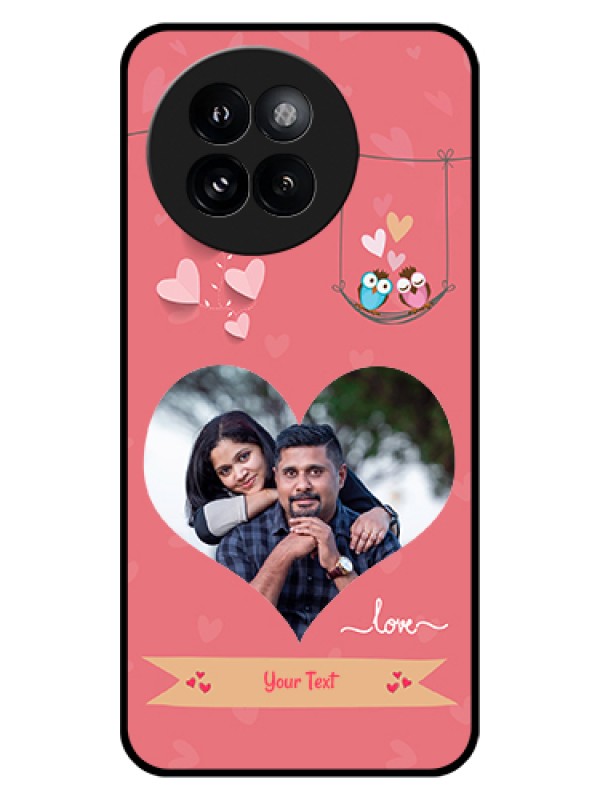 Custom Xiaomi 14 Civi Custom Glass Phone Case - Peach Color Love Design