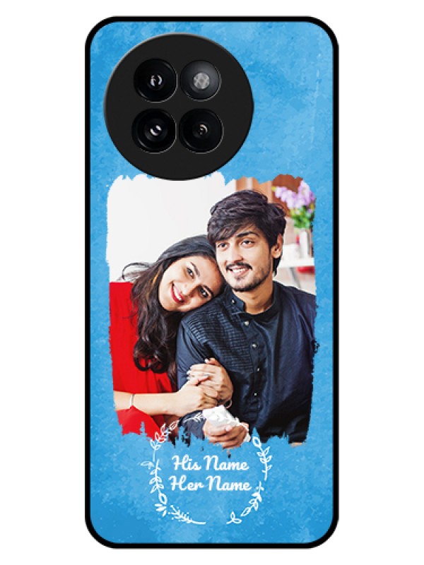 Custom Xiaomi 14 Civi Custom Glass Phone Case - Blue Color Vintage Design