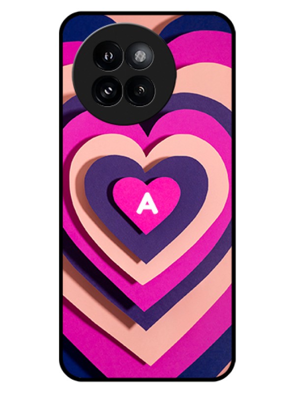 Custom Xiaomi 14 Civi Custom Glass Phone Case - Cute Heart Pattern Design